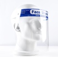 Berührungsloser Gesichtsschutz aus Kunststoff