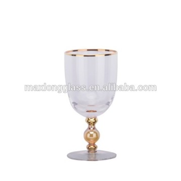 Clear Red Wine with gold painting, 370ml