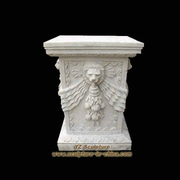 White Marble Pedestal