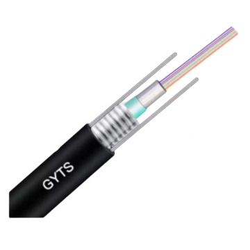 Υψηλής ποιότητας FTTH ADSS GYTS Θωρακισμένο υπόγειο καλώδιο οπτικών ινών για επικοινωνία