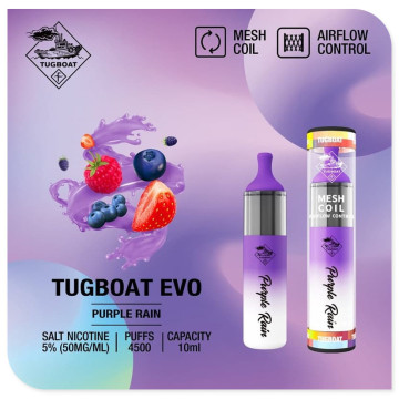 Tugboat Evo 4500 Puffs Hot Jualan di Portugal