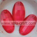 Transparent Plastic Oval Beads with two holes for Links of the Walls,Windows and Doorways
