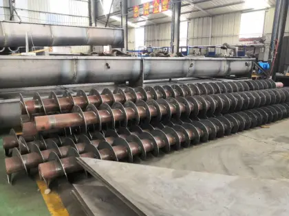 Flight Screw Stainless Steel Continuous Helix Flight