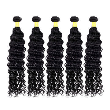 100% Unprocessed Virgin Deep Curly Hair Weaves 100G, Natural ColorNew