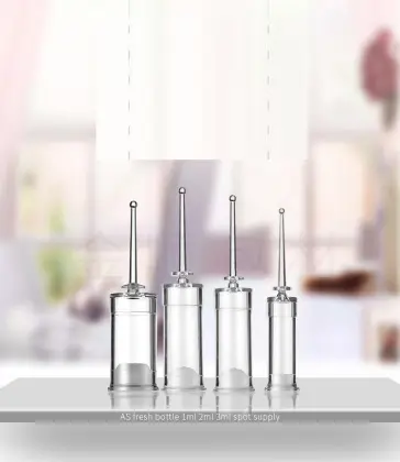 Disposable plastic essence back push essence bottle