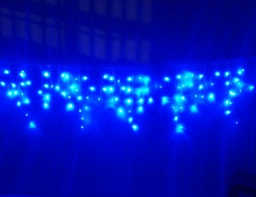 LED Shooting Star Icicle Lights: Hangable Christmas Decorations