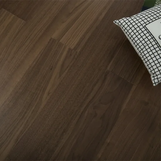 Parquet click system walnut 3-layer engineered wood flooring