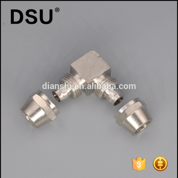 Equal shape forged brass compression union elbow 90 Degree Elbow