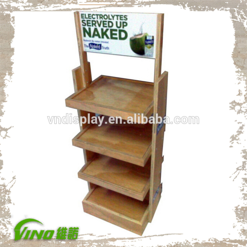 wooden shlves display , pine wood display shelf , whiskey display shelf rack , shelves for supermarkets