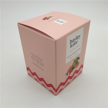 Custom Flat Packed Candle Boxes with Logo