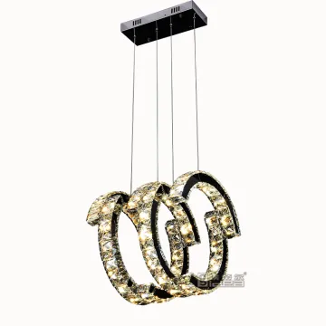 home crystal lighting pendant lamp modern fixtures