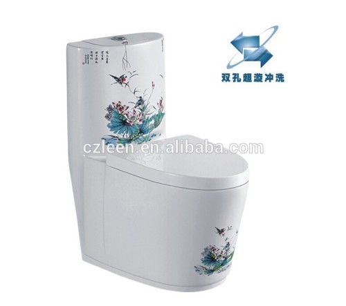 Sanitary ware ceramic flower toilets