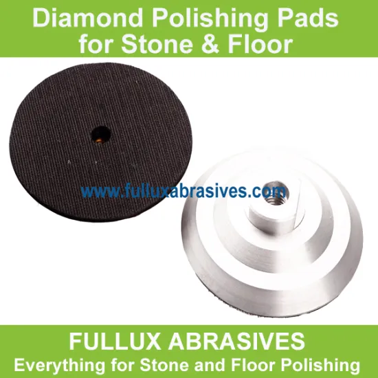 Backer Pads for Polishing Different Stone Edges
