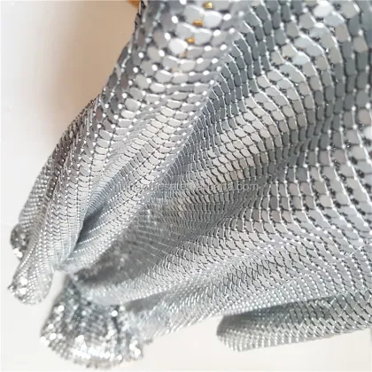 Sparkling Metal Sequin Fabric - Architectural Metallic Sequined Fabric
