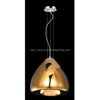 Glass pendant lamp