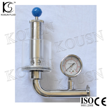 Stainless steel beer brewery spunding valve