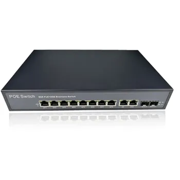 PSE8022G 12-port Gigabit 8-port POE switch standard IEEE802.3AT/AF