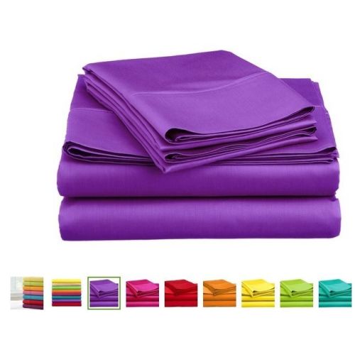 300tc 100% Combed Cotton Solid Pillowcase