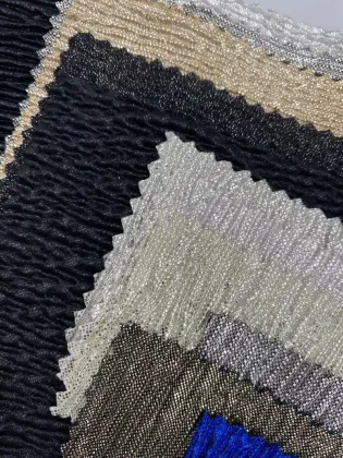 100% Polyester Crush Fabric