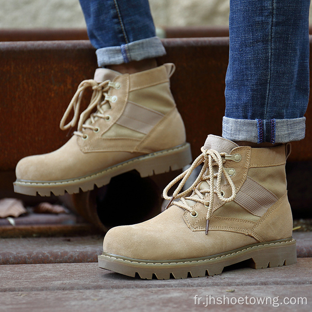 Bottes tactiques militaires de l&#39;armée de marche hommes