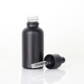 Black Serum Bottle Black Frosted Serum Bottle with Dropper Wholesale Manufactory