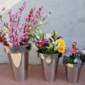 Decoration flower pots stainless steel planters garden pots