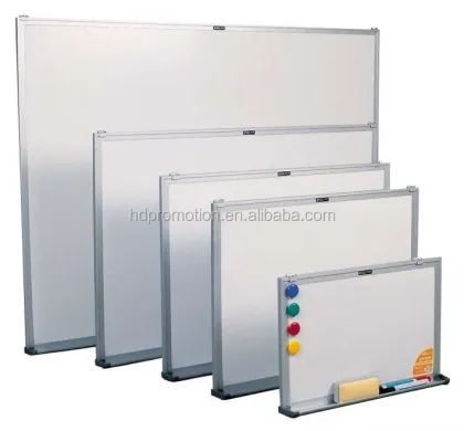 Aluminium frame magnetic whiteboard