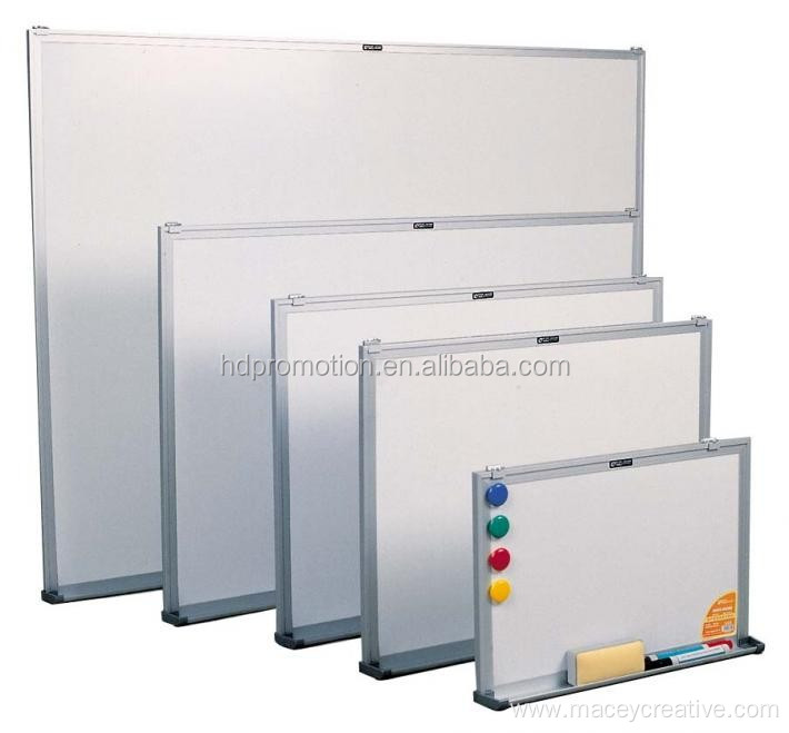 Aluminium frame magnetic whiteboard