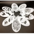 바디 아트를위한 125micron mylar 스텐실 시트 필름