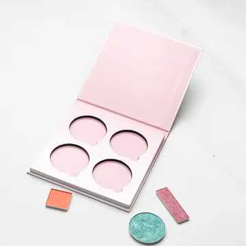 Custom Magnetic Closure 4 Eyeshadow Makeup Palette Boxes