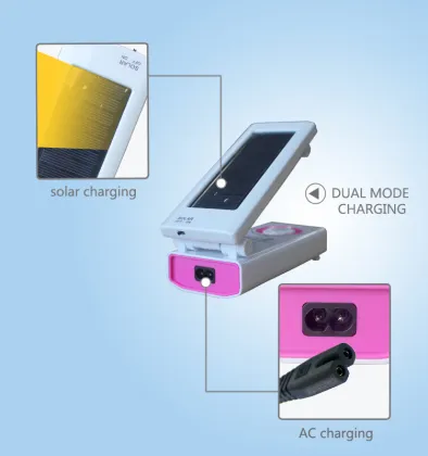 solar led rechargeable light desk lamp for children study