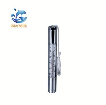 Chrome plated copper body thermometer