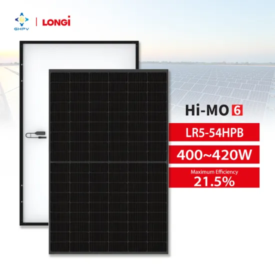 Prices of Longi HIMO 6 Full Black Half Cell Monocrystalline Solar Panels in 400W, 405W, 410W, 415W, and 420W