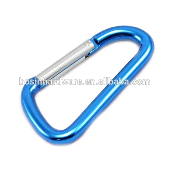 Fashion High Quality Metal Blue Carabiner Keyring