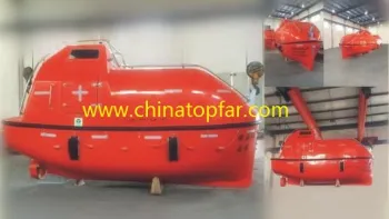 Lifeboat Totally Enclosed for Cargo Ship Oil Tanker Oil Rig