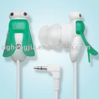 China products cool animal shape cute earphone for girls fly shape earphone high school bulk graduation gifts earphone
