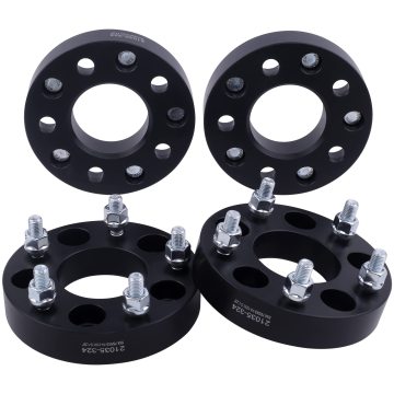 Black Aluminum 6061 Car Wheel Spacer 5 Lug 5x120.65 to 5x114.3