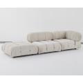 Samt Mario Bellini Camaleonda Schnittsofa-Set