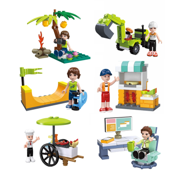 Building Blocks: Dollar Toys Block Dream Twin City Assemble Toy for Kids - An Educational Construction Playset