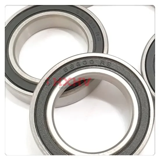 6800 2RS Sealed Stainless Steel Deep Groove Ball Bearing with Hybrid Ceramic Balls, 10x19x5 mm