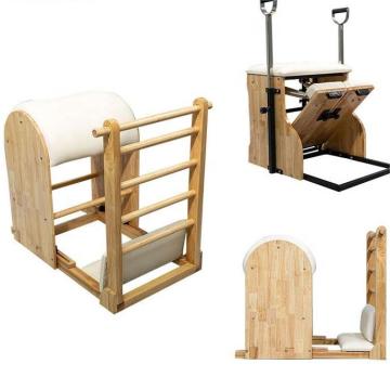Popular Wood Pilates Equipment Set: Chair, Bed, and Reformer