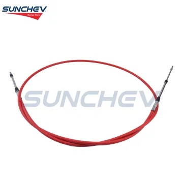 SUNCHEV Outboard Throttle Cable Length 7Ft 2.1M For Universal