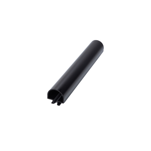 شريط ختم على شكل قوس PVC أسود