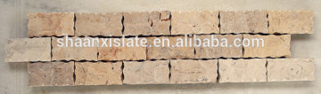 China popular slate beige limestone panels mushroom face culture stone