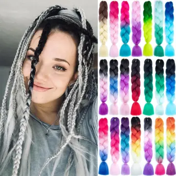 Hot sell Crochet hair weaves Synthetic Ombre Braiding Hair expression braiding hair jumbo