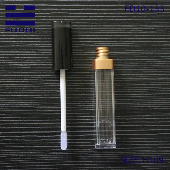 Young Girl Square Plastic Cosmetic lipgloss tube