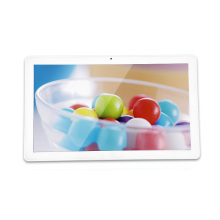 21,5 tabletas de color blanco con reproductor de anuncios