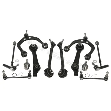 TSYSK005 Suspension Kit - 14PCS Control Arm Rack End Tie Rod End for Dodge