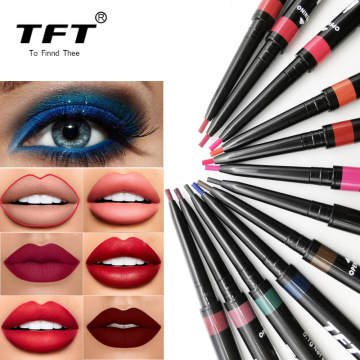 Customizable Lip Liner & Eyebrow Pencil - Waterproof, Long-Lasting Makeup