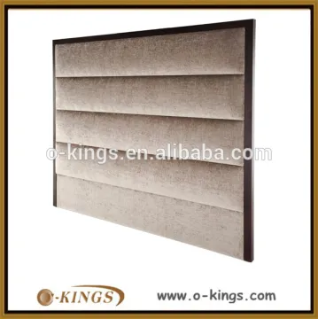 Shining fabric upholstery headboard for hotel bedroom